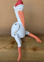 Load image into Gallery viewer, Christmas Pelican with Dangling legs
