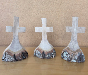 Natural hand-carved Cross